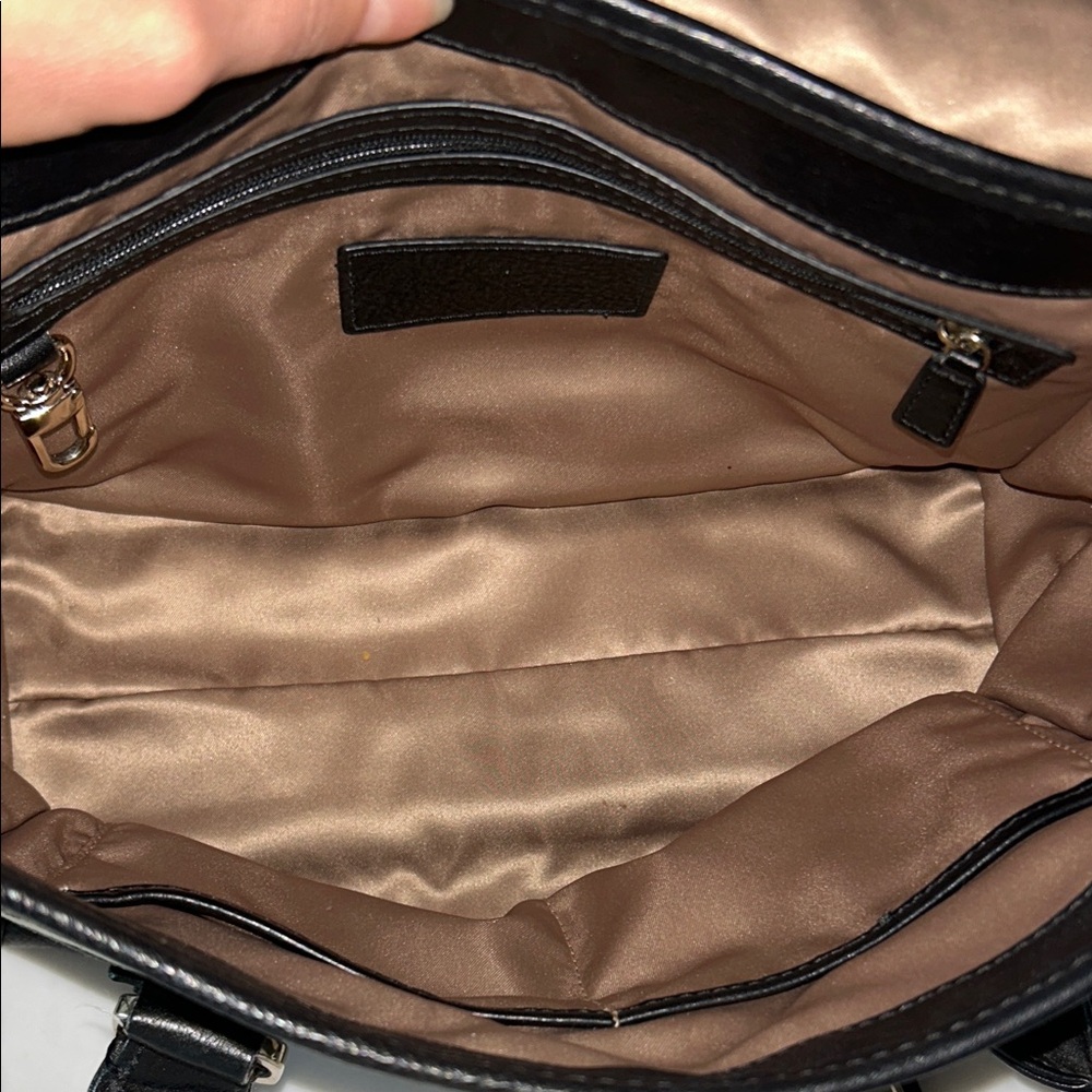 Black and Cream Striped Women's Purse Cole Haan - Picture 4 of 8